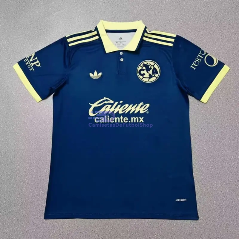 Camiseta Club America 2026/2027 2ª Equipación Azul/Amarillo
