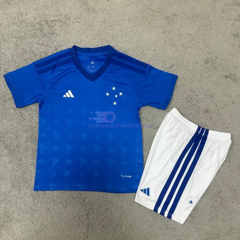 Camiseta Cruzeiro 2026/2027 1ª Equipación Azul/Blanco Niño Kit