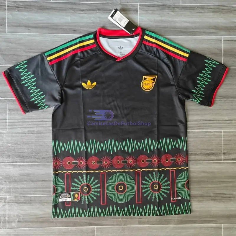 Camiseta Jamaica 2026 2ª Equipación Mundial negro