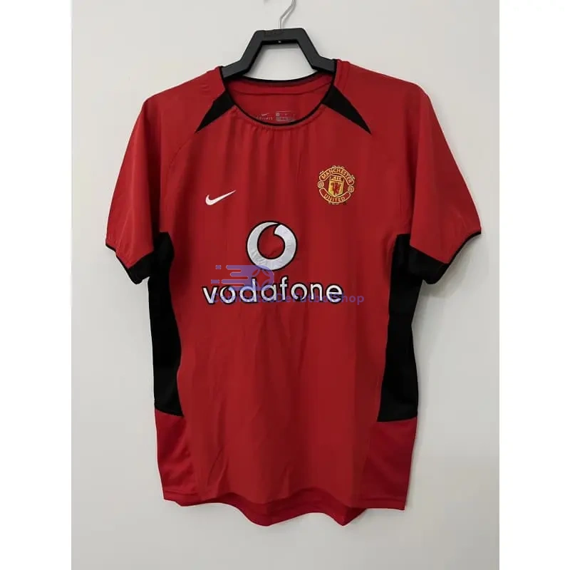 Camiseta Manchester United 2002/04 1ª Equipación Retro Rojo