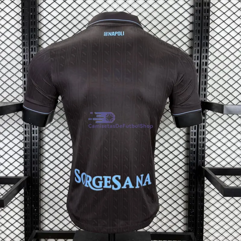 Camiseta Napoli 2025/2026 3ª Equipación Negro (EDICIÓN JUGADOR)