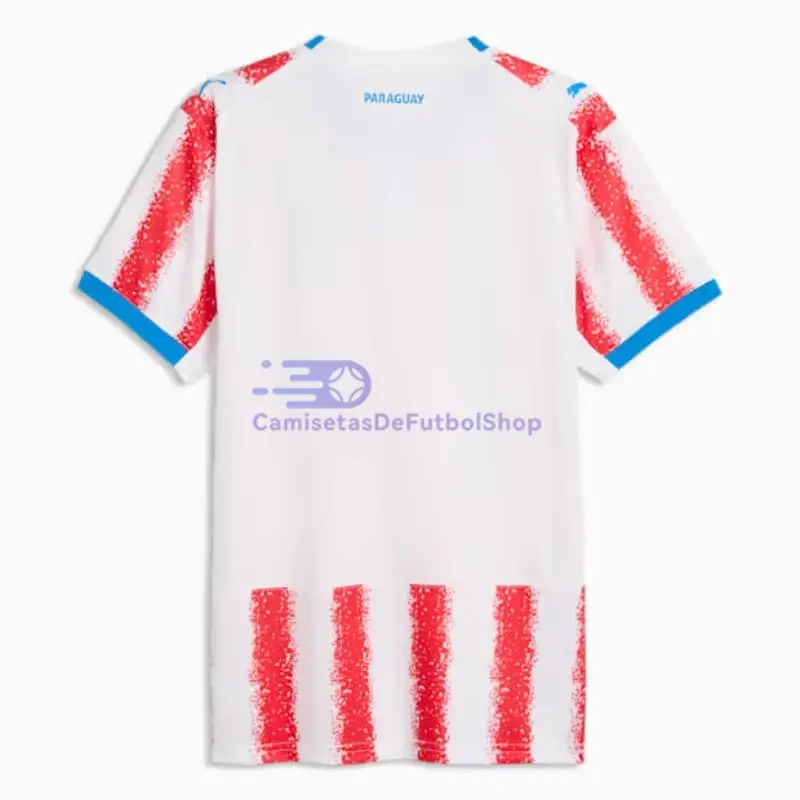 Camiseta Paraguay 1ª Equipación Mundial 2026 Rojo/Blanco