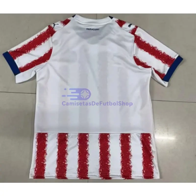 Camiseta Paraguay 1ª Equipación Mundial 2026 Rojo/Blanco
