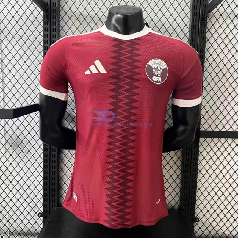 Camiseta Qatar 2026 1ª Equipación Mundial Rojo (EDICIÓN JUGADOR)