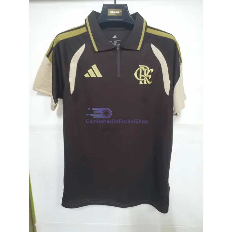 Polo Flamengo 2026/2027 Marrón/Dorado
