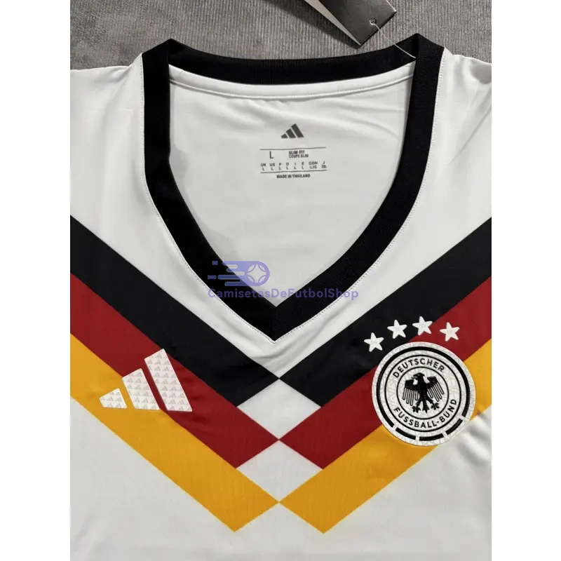 Top corto Alemania Mundial 2026 1ª Equipación Blanco Mujer