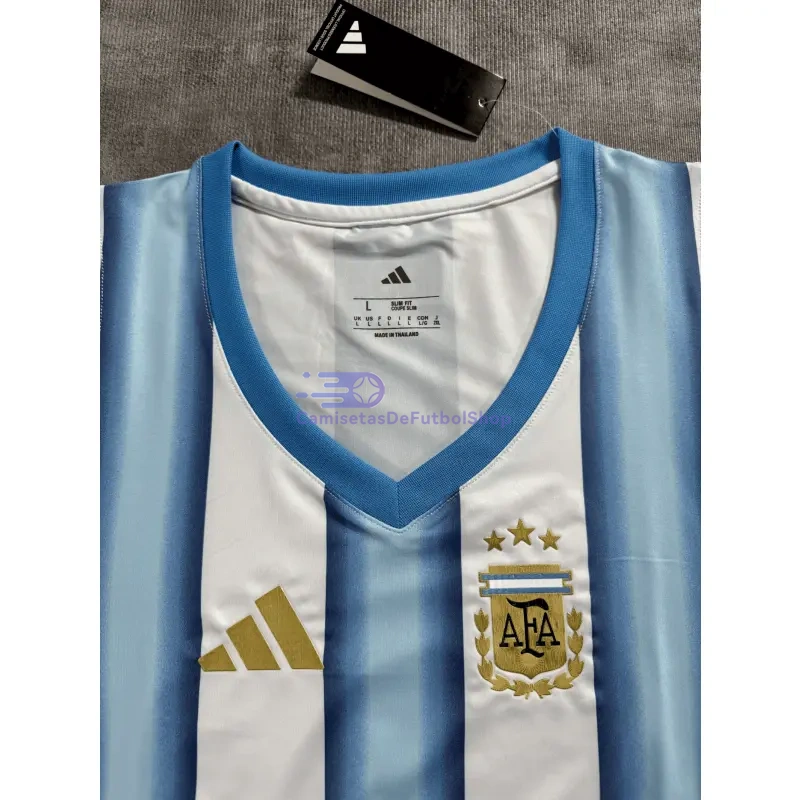 Top corto Argentina Mundial 2026 1ª Equipación Azul/Blanco Mujer
