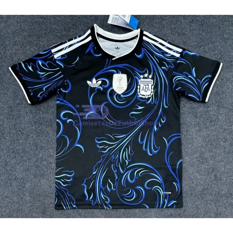Camiseta Argentina Mundial 2026 2ª Equipación Azul con FIFA2022
