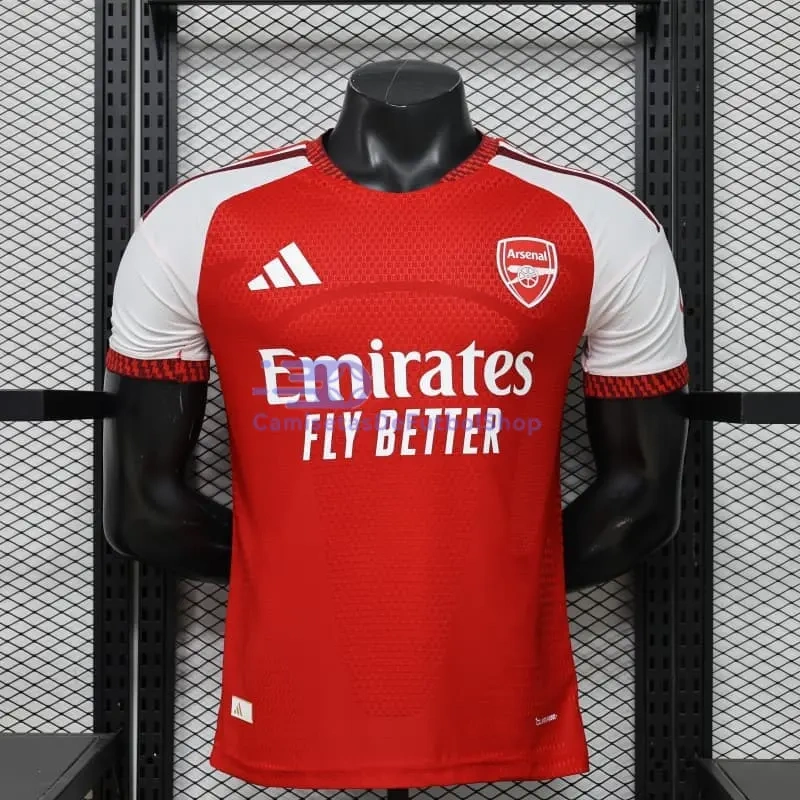 Camiseta Arsenal 2026/2027 1ª Equipación Rojo (EDICIÓN JUGADOR)