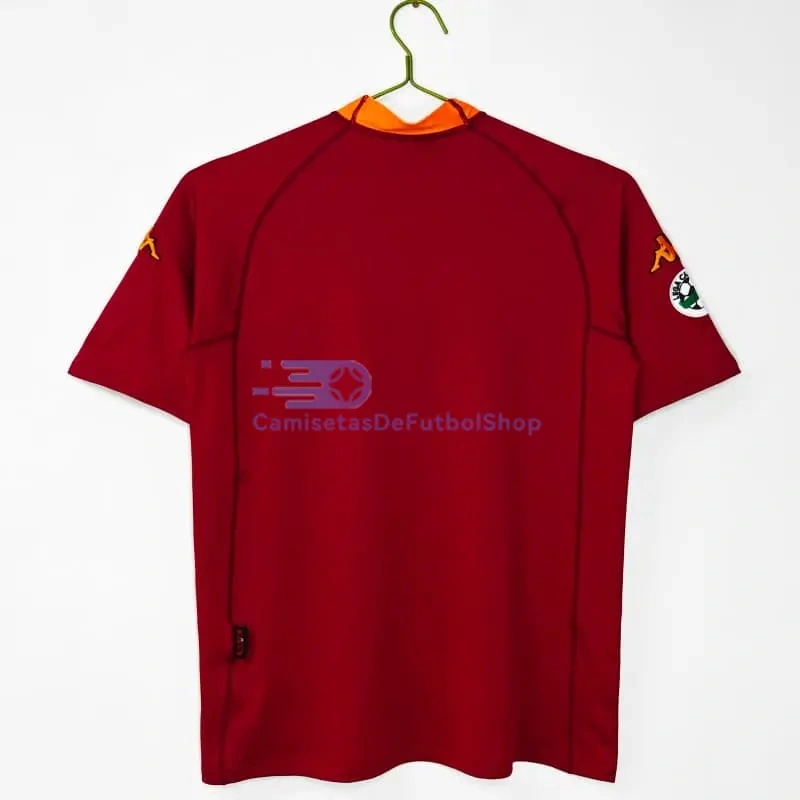 Camiseta AS Roma 2000/01 1ª Equipación Retro Rojo