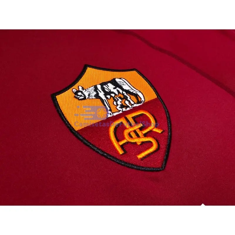Camiseta AS Roma 2000/01 1ª Equipación Retro Rojo