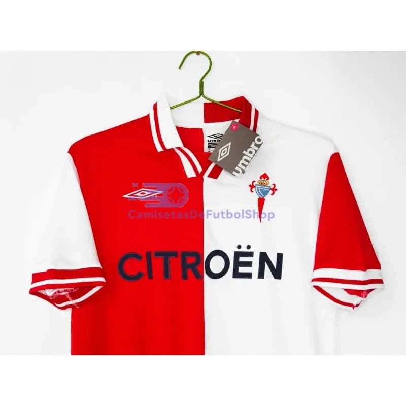 Camiseta Celta de Vigo 2001/02 3ª Equipación Retro Rojo/Blanco