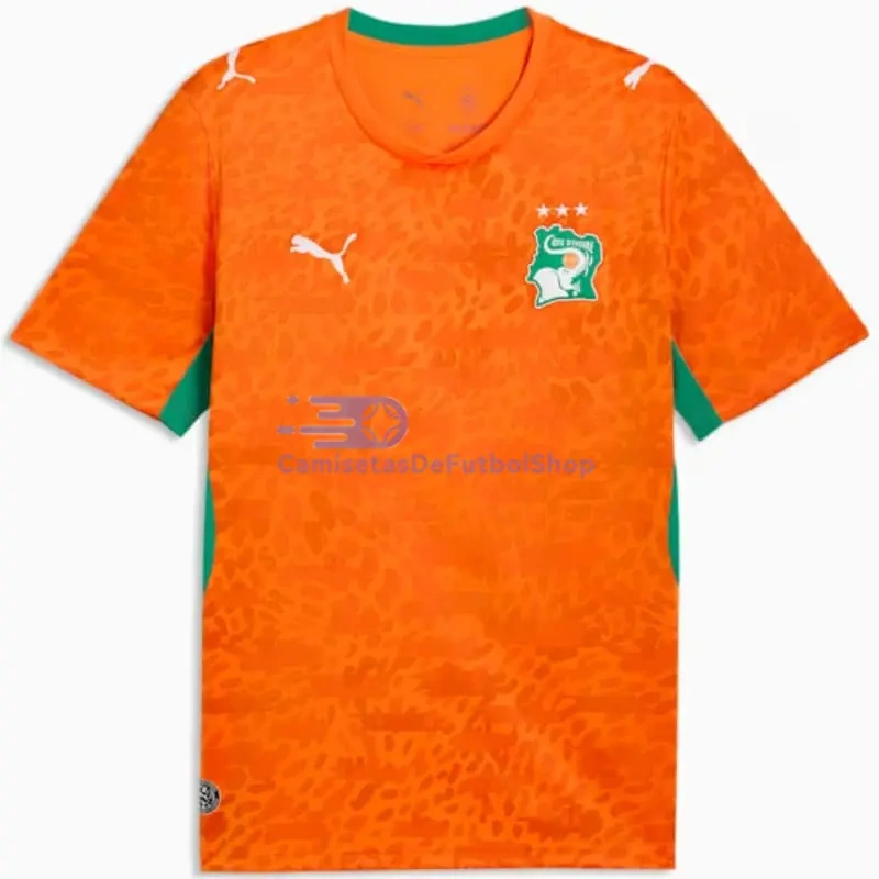 Camiseta Costa de Marfil Mundial 2026 1ª Equipación Naranja