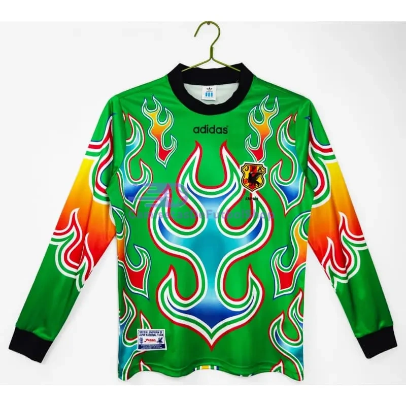 Camiseta de Portero Japon 1998 Retro ML Verde