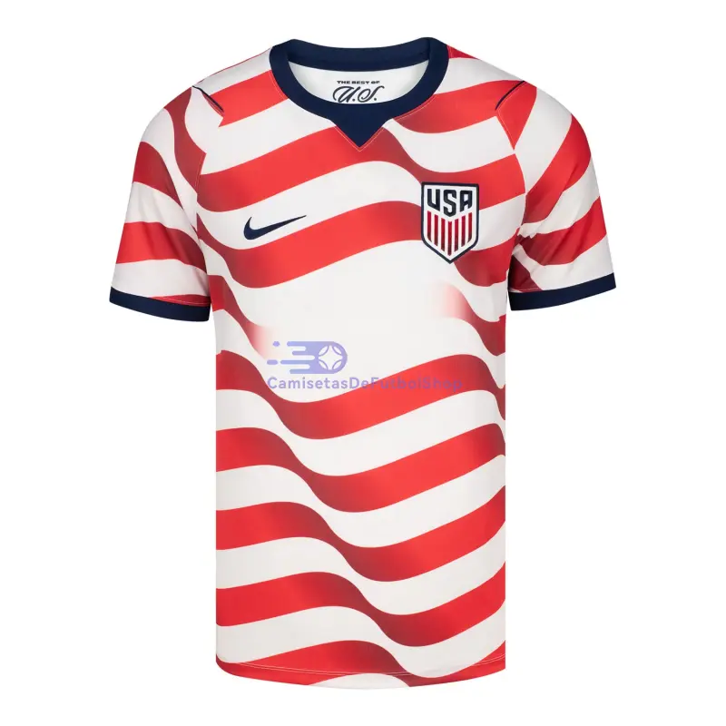 Camiseta EE.UU 2026 Mundial 1ª Equipación Rojo/Blanco