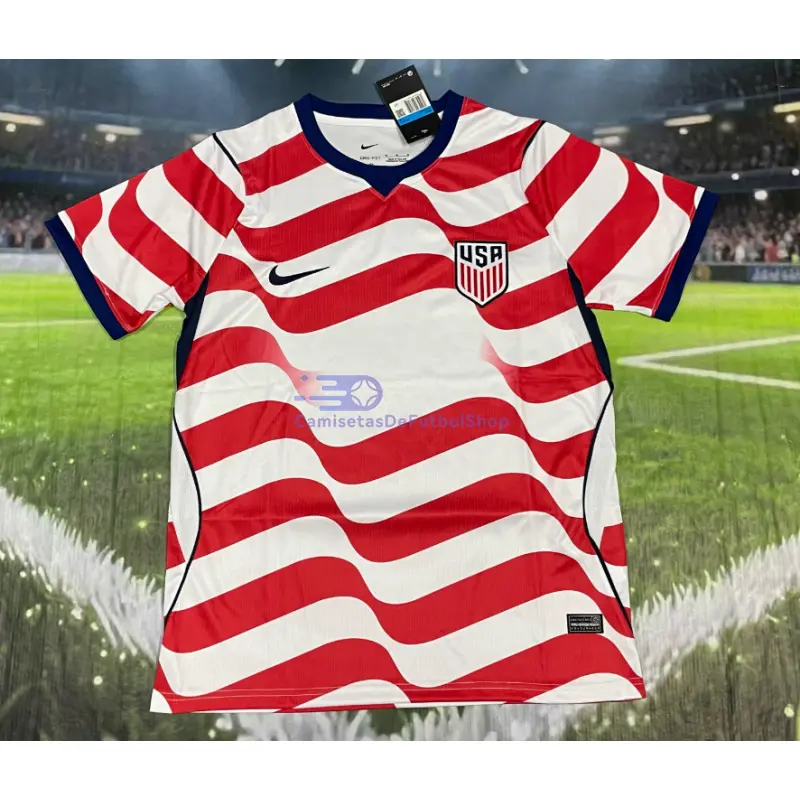 Camiseta EE.UU 2026 Mundial 1ª Equipación Rojo/Blanco