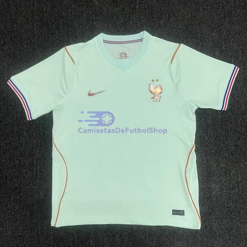 Camiseta Francia Mundial 2026 2ª Equipación Verde Menta