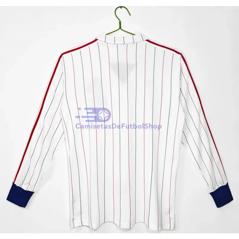 Camiseta Francia 1980/82 2ª Equipación Retro ML Blanco