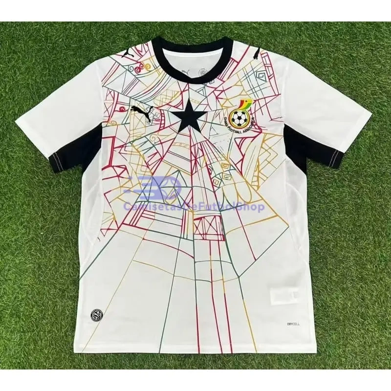 Camiseta Ghana Mundial 1ª Equipación 2026 Blanco