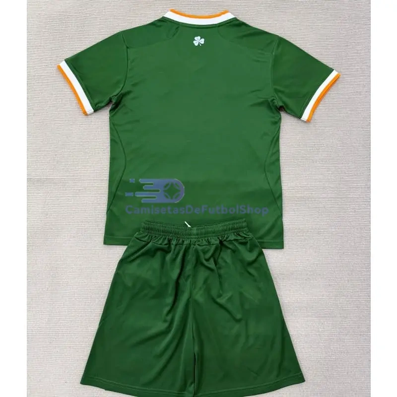 Camiseta Irland Mundial 2026 1ª Equipación Verde/Blanco Niño Kit