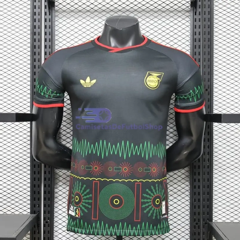 Camiseta Jamaica Mundial 2026 2ª EquipaciónNegro (EDICIÓN JUGADOR)