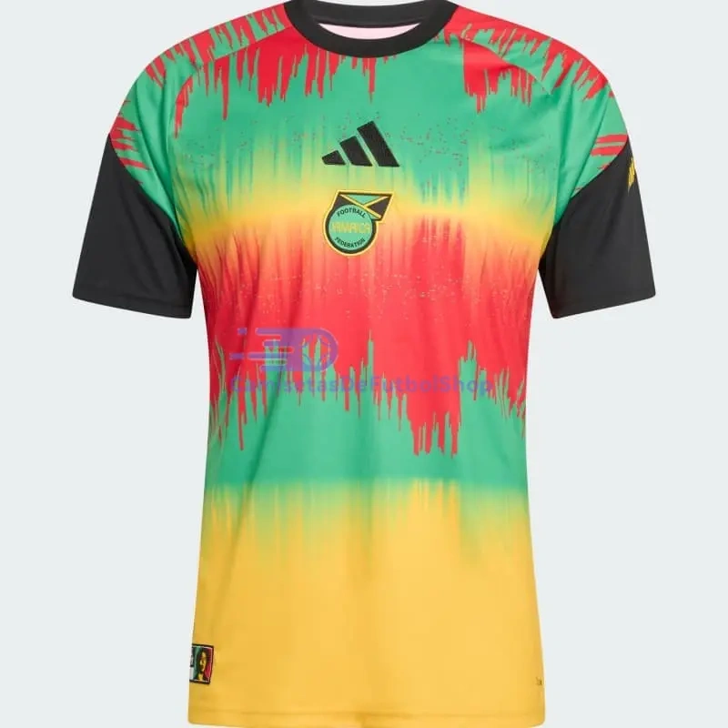 Camiseta Jamaica x Bob Marley 2026 1ª Equipación Verde/Rojo/Amarillo