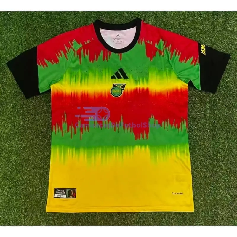 Camiseta Jamaica x Bob Marley 2026 1ª Equipación Verde/Rojo/Amarillo