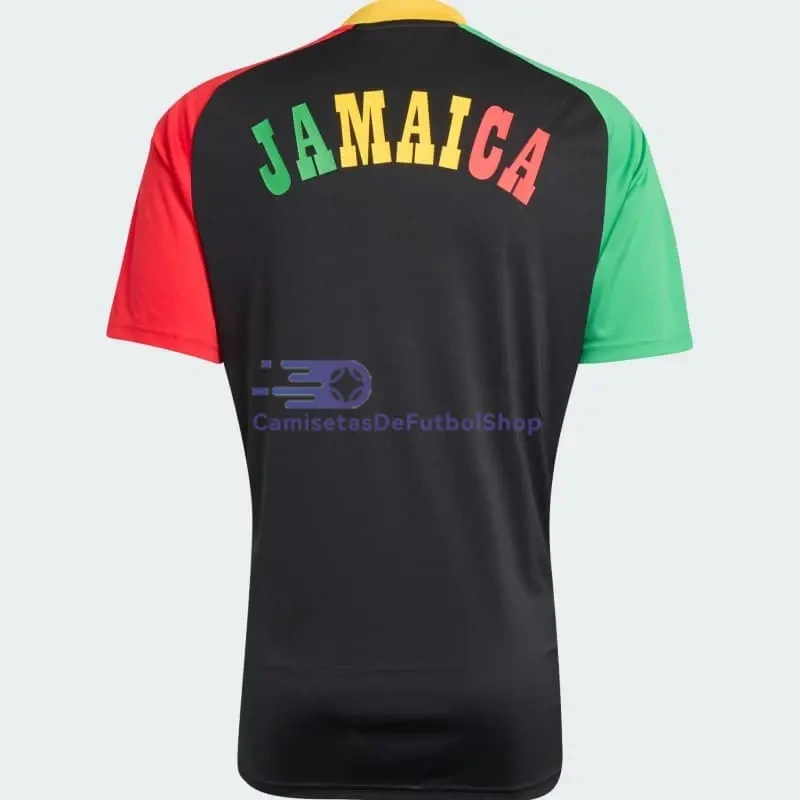 Camiseta Jamaica x Bob Marley 2026 2ª Equipación Negro/Verde/Rojo