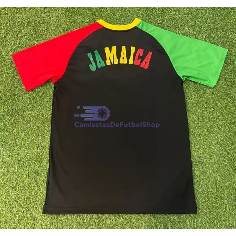 Camiseta Jamaica x Bob Marley 2026 2ª Equipación Negro/Verde/Rojo