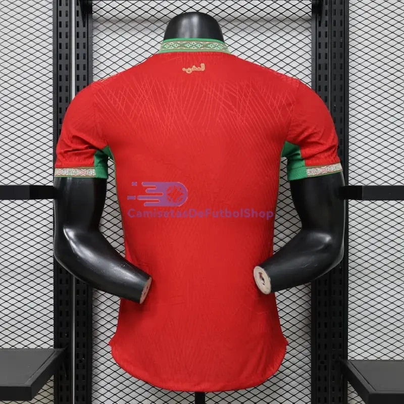 Camiseta Marruecos Mundial 2026 1ª Equipación Rojo (EDICIÓN JUGADOR)