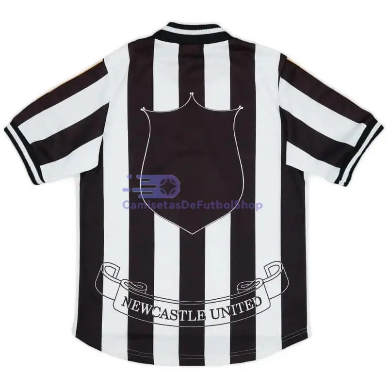 Camiseta Newcastle United 1997/99 1ª Equipación Retro Negro/Blanco
