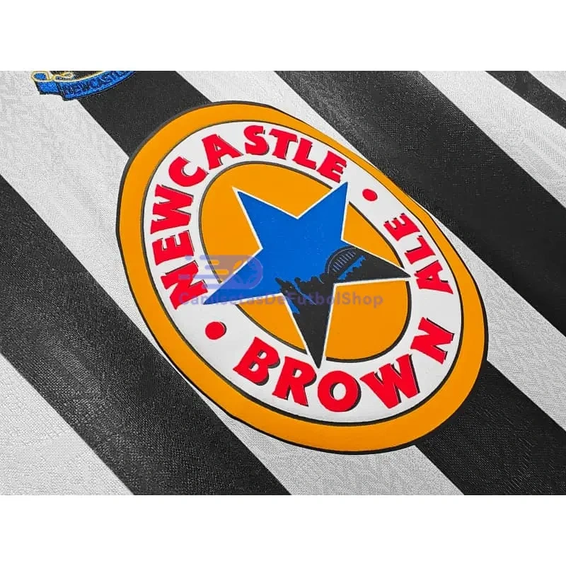 Camiseta Newcastle United 1997/99 1ª Equipación Retro Negro/Blanco