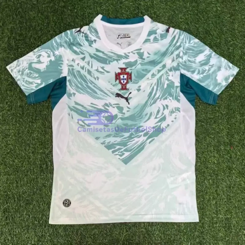 Camiseta Portugal Mundial 2026 2ª Equipación Verde/Blanco