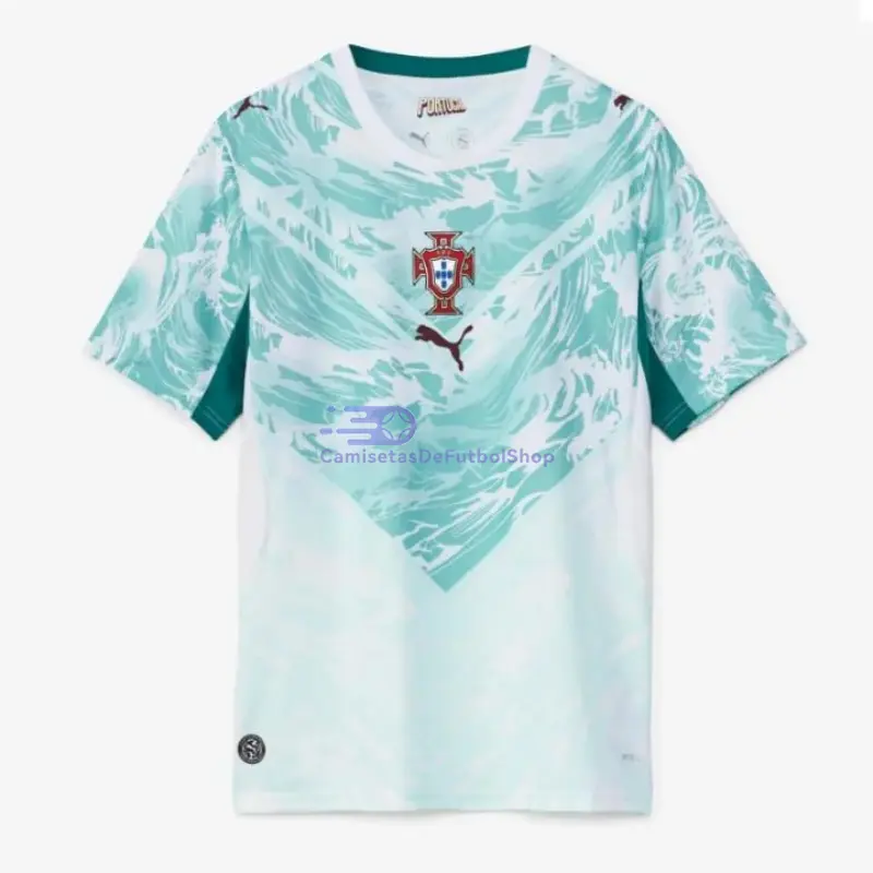 Camiseta Portugal Mundial 2026 2ª Equipación Verde/Blanco