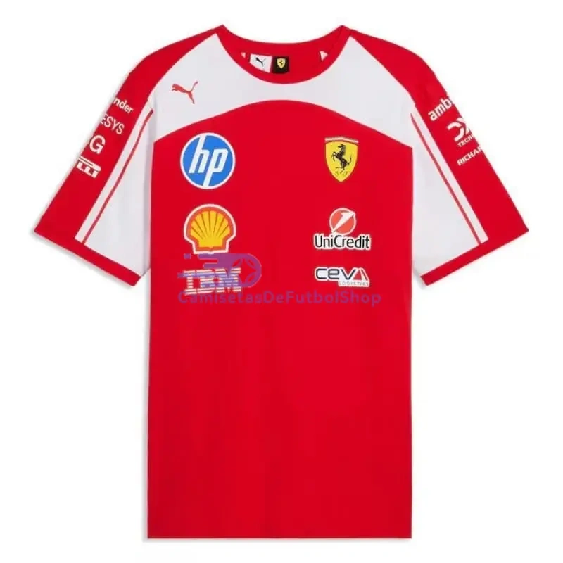 Camiseta Scuderia Ferrari F1 2026 Rojo/Blanco