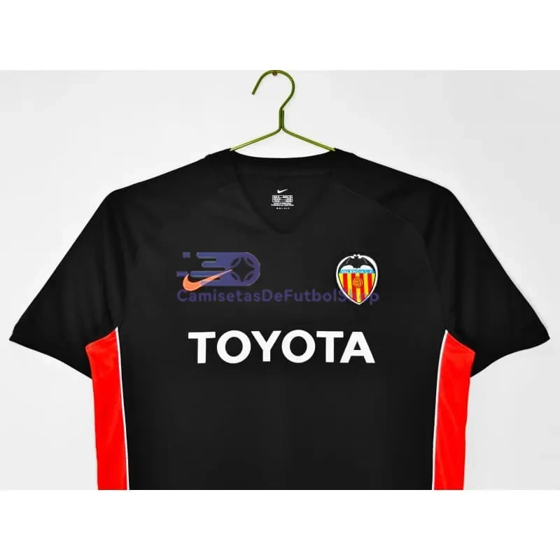 Camiseta Valencia 2006/07 2ª Equipación Retro Negro
