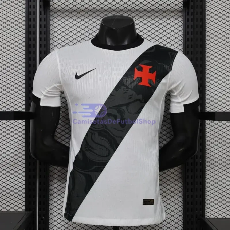 Camiseta Vasco da Gama 2026/2027 2ª Equipación Blanco/Negro (EDICIÓN JUGADOR)