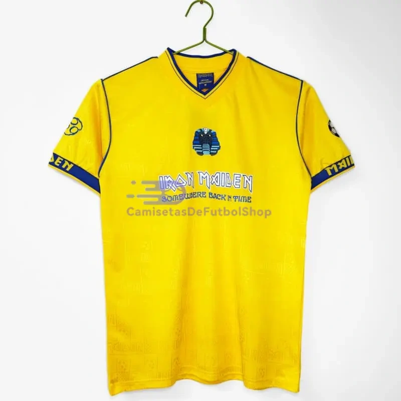 Camiseta West Ham United x Iron Maiden Equipación Retro 2008/09 Amarillo