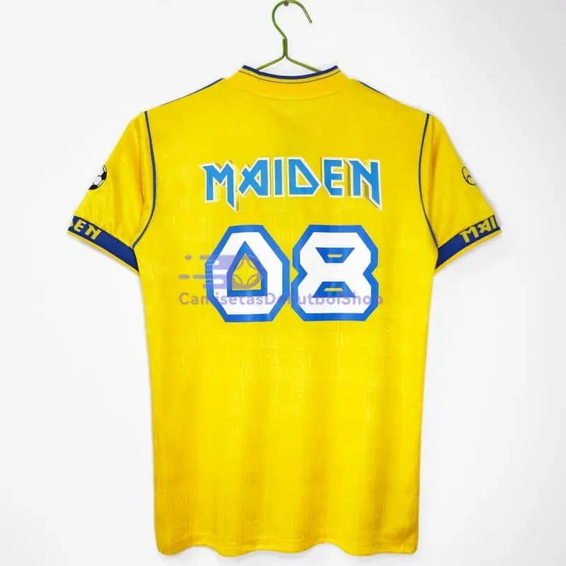 Camiseta West Ham United x Iron Maiden Equipación Retro 2008/09 Amarillo
