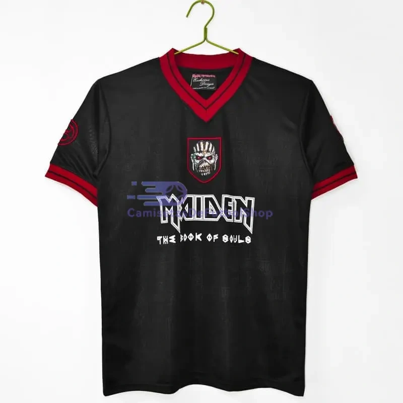 Camiseta West Ham United x Iron Maiden Equipación Retro 2016 Negro