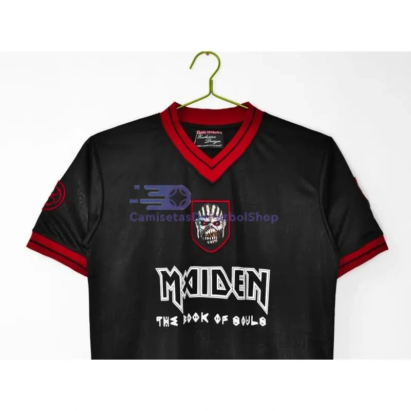 Camiseta West Ham United x Iron Maiden Equipación Retro 2016 Negro