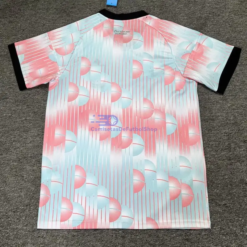 Camiseta Bélgica Mundial 2026 2ª Equipación Rosa/Azul Claro