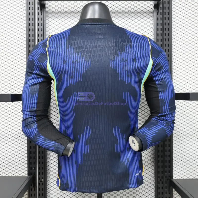 Camiseta Brasil Mundial 2026 2ª Equipación ML Azul (EDICIÓN JUGADOR)