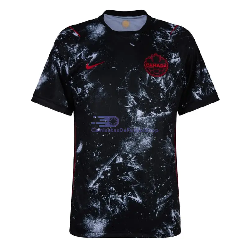 Camiseta Canada Mundial 2026 2ª Equipación Negro