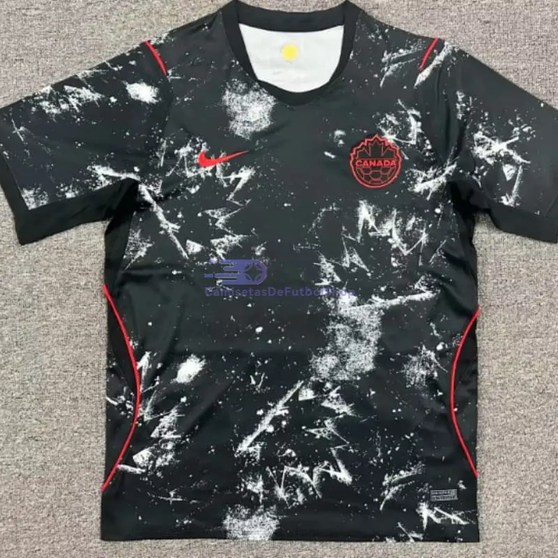 Camiseta Canada Mundial 2026 2ª Equipación Negro