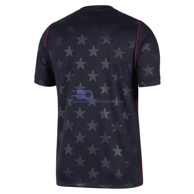 Camiseta EE.UU Mundial 2026 2ª Equipación Negro Obsidiana