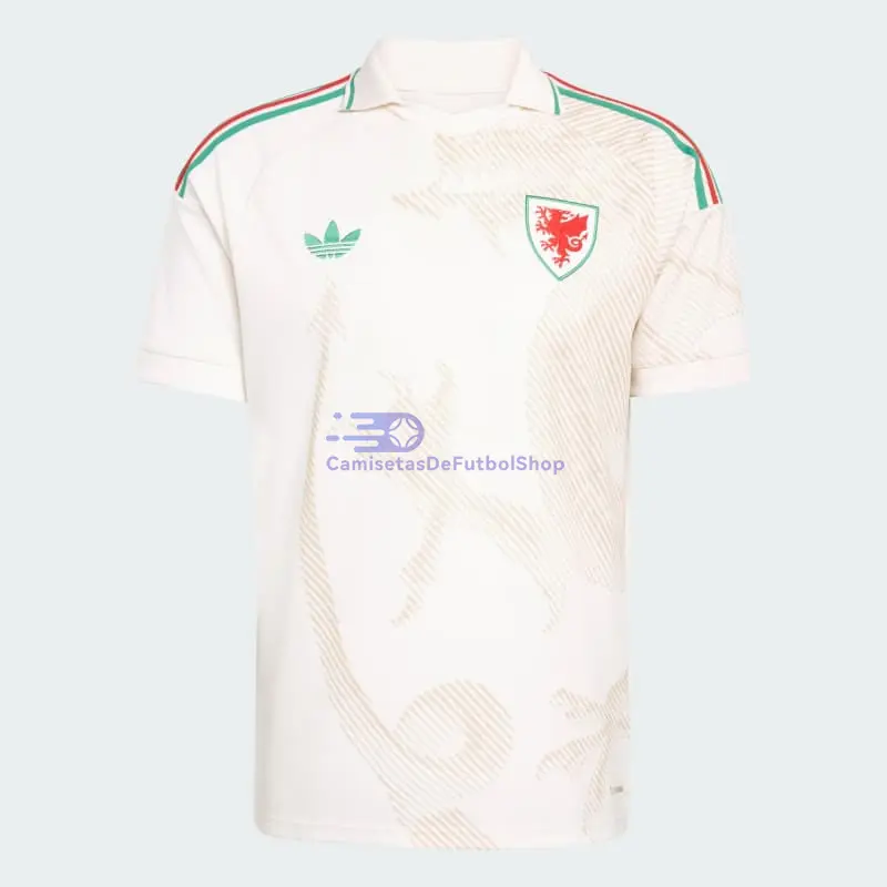 Camiseta Gales Mundial 2026 2ª Equipación Blanco