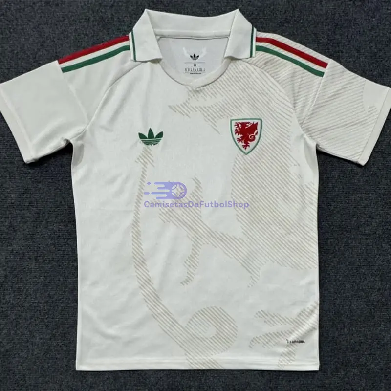 Camiseta Gales Mundial 2026 2ª Equipación Blanco