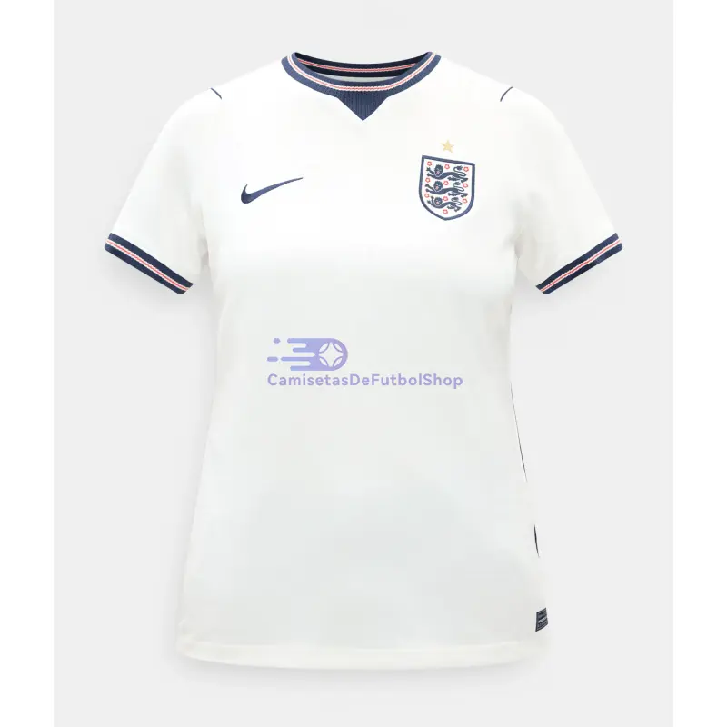 Camiseta Inglaterra Mundial 2026 1ª Equipación Blanco Mujer