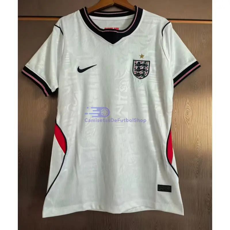 Camiseta Inglaterra Mundial 2026 1ª Equipación Blanco Mujer